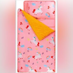 New Unicorn Print Pink Children’s Sleep Nap Mat Kindergarten Pre-K Unopened
